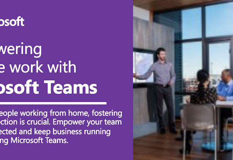Empowering remote work with Microsoft Teams