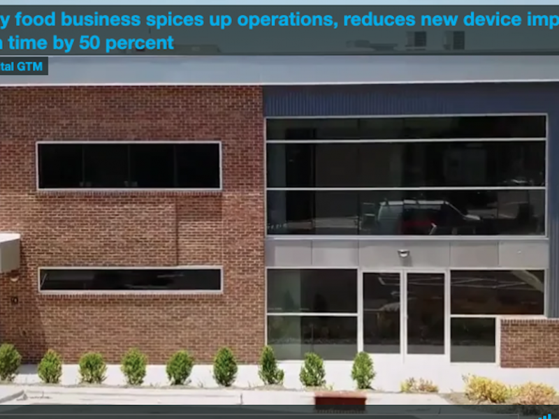 Family food business spices up operations, reduces new device implementation time by 50 percent