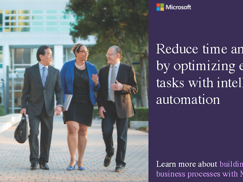 Reduce time and costs by optimizing everyday tasks with intelligent automation