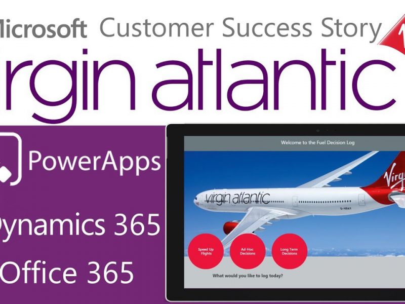 Virgin Atlantic improves internal customer service with Power BI and PowerApps